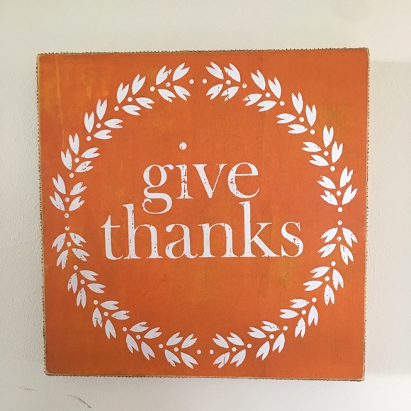 Give Thanks Wall Art - Picture 1 of 3